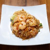 Pad Thai · Traditional stir-fried thin rice noodles with egg, sweet radish, scallions, bean sprout and ...
