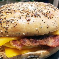 Bacon, Egg, and Cheese Breakfast Sandwich · 