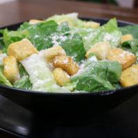 Caesar Salad · Romaine Lettuce, Parmesan, and Croutons with Caesar Dressing on the Side