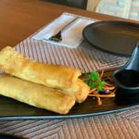Egg Rolls · Stuffed with mixed vegetables served with plum sauce.