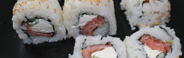 Philly Roll · Smoked salmon and cream cheese. Raw.