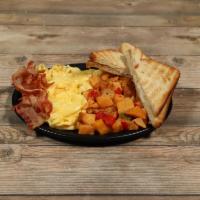 Breakfast Platter · Includes your choice of 2 eggs any style with ham, bacon, sausage or turkey bacon. Served wi...