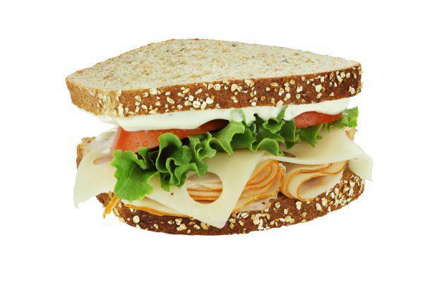 Everroast Chicken and Lacey Swiss Cheese Sandwich · Comes with lettuce and tomato.