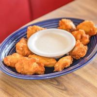 Hot Wings · 10 delicious crispy hot wings. Breaded, seasoned, and deep-fried to perfection. Served with ...