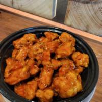 GENERAL TSO CHICKEN · Coated chicken, cut to shape, wok done w. Sweet N spicy sauce