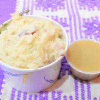 Mashed Red Potatoes · Potatoes that have been mashed and mixed with milk, butter, and seasoning. 
