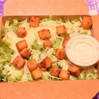 Caesar Salad · Romaine lettuce, croutons, and Parmesan cheese.