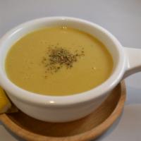 Lentil Soup · A vegetarian blend of red lentils, Turkish seasonings and fresh herbs.