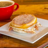 Breakfast Sandwich · Comes with egg & cheddar cheese on an English muffin.