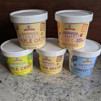 Gourmet Oatmeal Cup · Super premium oatmeal in assorted varieties that is gluten-free, Non-GMO and kosher. Served ...