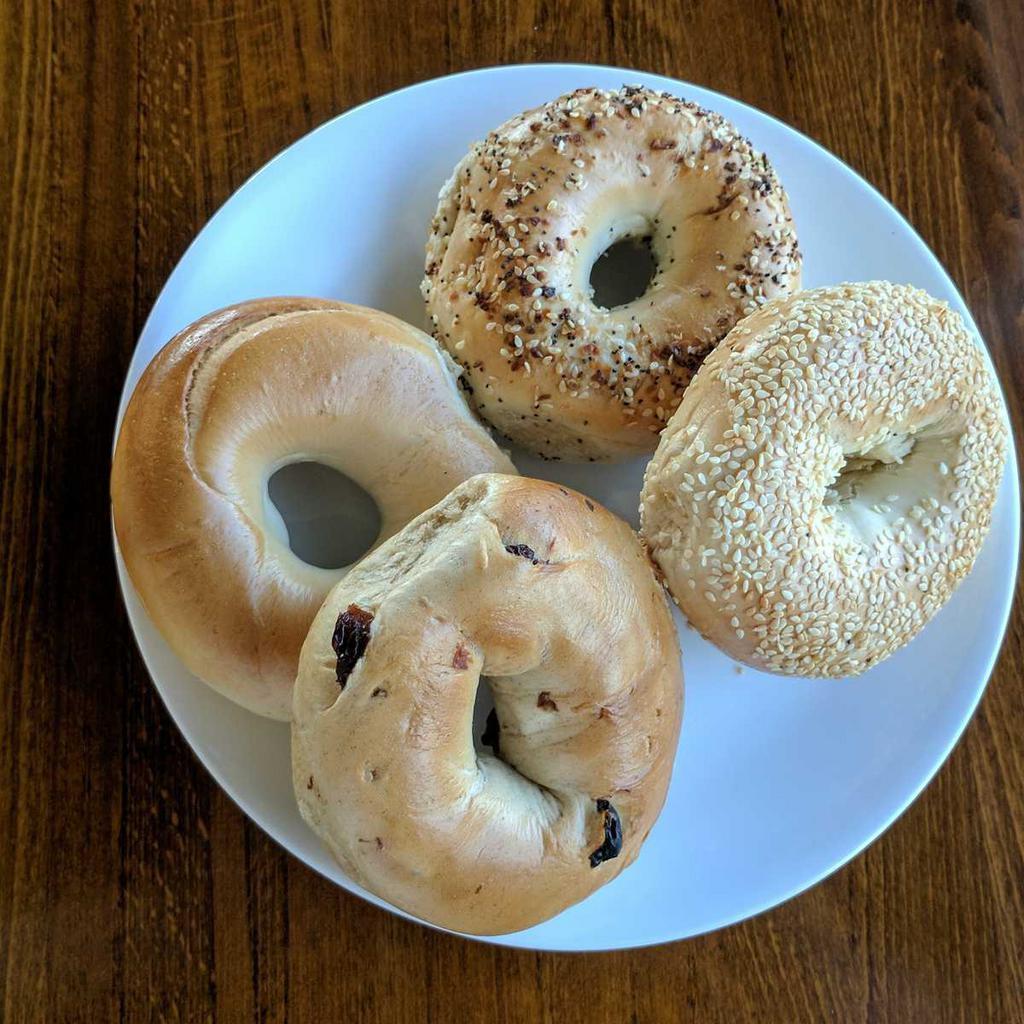 Bagels Toasted · Always fresh, never frozen.