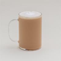 Flat White Iced Coffee · Espresso balanced with steamed milk and microfoam. 