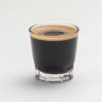 Single Espresso Iced Coffee · A single shot of rich espresso.