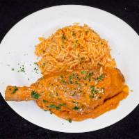 Lamb Shanks · Served with orzo pasta.