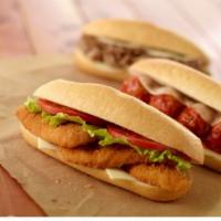 5. Chicken Cutlet · Chicken cutlet regular or spicy, Swiss cheese with lettuce, tomato, mayo.