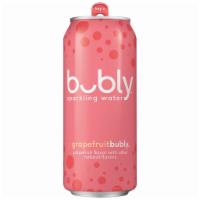 16oz Bubly Sparkling Water (Grapefruit) · Can