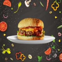 B&B Angus Burger · Angus beef patty built up classically with your choice of fresh lettuce, pickles, tomatoes, ...