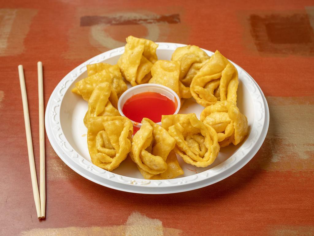 4. Fried Wontons · 10 pieces. Sweet and sour sauce.