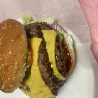Double Cheeseburger · Come with mayonnaise ketchup lettuce tomato red onions pickles