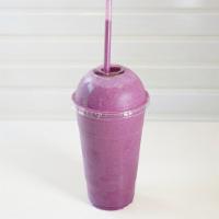 Super Protein Wake Up Smoothie · Rainforest acai, banana, strawberries, your choice of protein powder and soy milk.