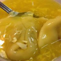1. Wonton with Egg Drop Soup · Soup that is made from beaten eggs and broth.