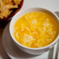 3. Egg Drop Soup · Soup that is made from beaten eggs and broth.