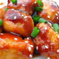 S9. General Tso's Chicken · Hot and spicy.