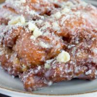 Cream Cheese-Filled Cherry Fritter · 