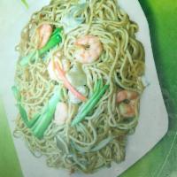 C5. Shrimp Lo Mein Combo Plate · Served with roast pork fried rice and egg roll.