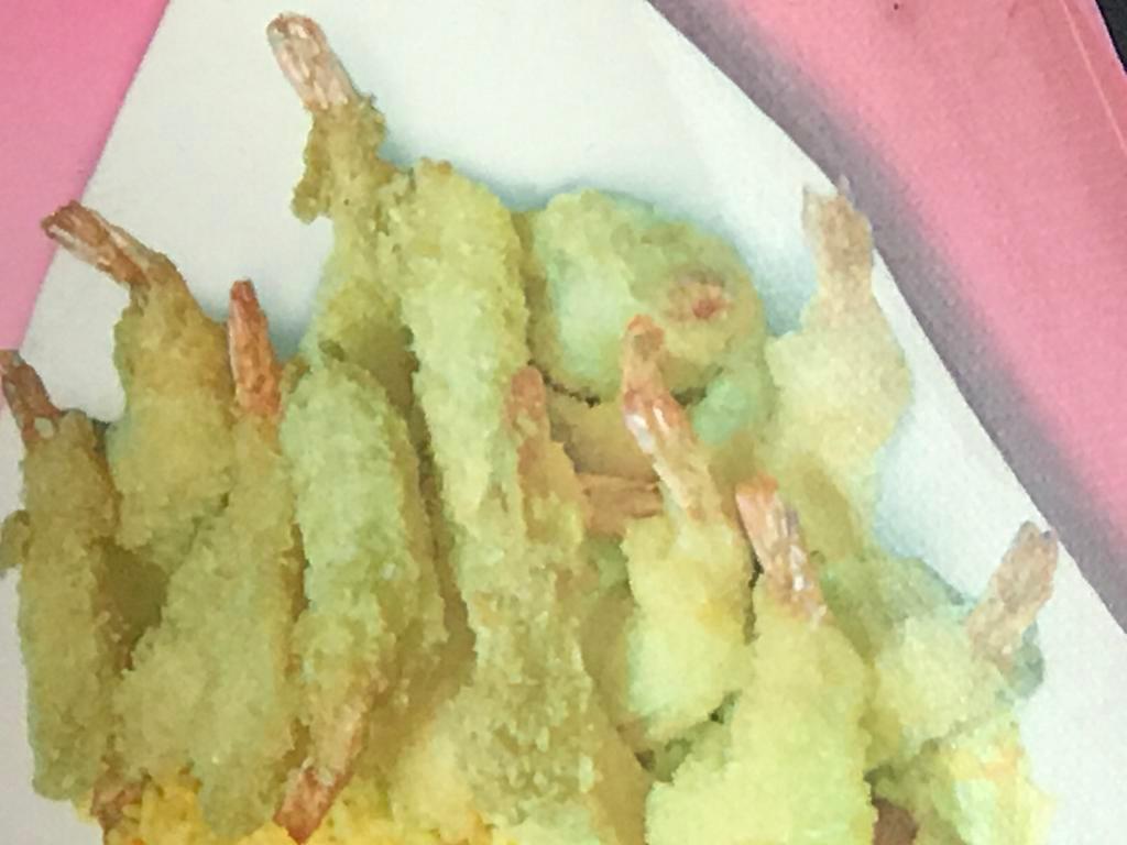 8. Fried Baby Shrimps · 16 pieces.