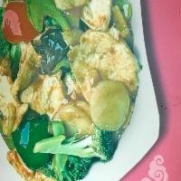 88. Chicken with Chinese Vegetables · With white rice.