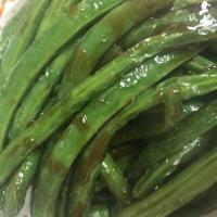 120. Sauteed String Beans · With white rice.