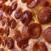 American Pizza Gluten-Free · Mozzarella, homemade marinara sauce and pepperoni.