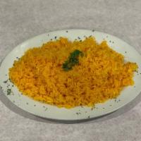 Arroz Amarillo · Yellow Rice.