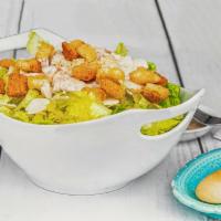 Chicken Caesar Shack Salad Lunch · 4 oz. boneless, skinless. Romaine, shaved Parmesan, croutons with Caesar dressing.