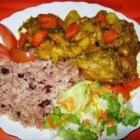 Curried Chicken · Curry seasoned dish.