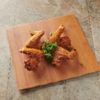 9. Chopped Buffalo Wings · 4 pieces. Hot and spicy.