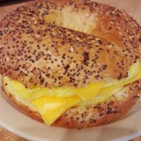Egg and cheese Bagel · 