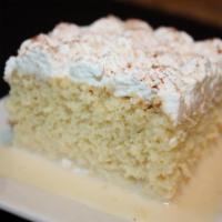 Tres Leches · Tres Leches Cake has a soft and ultra-moist crumb. It is soaked with a 3 milk mixture and to...