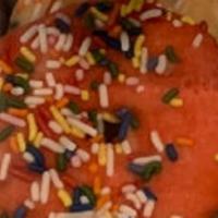 Rose Baked Donut (Vegan) · Baked cake donut Rose- sprinkles not included