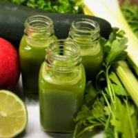 12 Oz Detox Juices For Weight loss- Green Flex Juice · Spinach, orange peeled, fresh ginger, cucumber, apples, celery.

