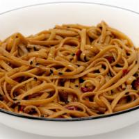 Sesame Noodle · Vegan Sesame Noodle made with soy sauce, and tahini (sesame paste) & chili paste