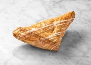 Apple Turnover · Apple turnovers with diced tart apples, currants, sugar and cinnamon, baked in puff pastry.