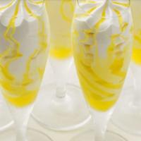 Limoncello Flute · Refreshing lemon gelato made with lemons from Sicily, swirled together with limoncello sauce.