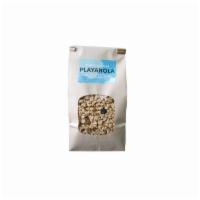 Playanola Bags · Full bag of Playa Bowls blueberry flax granola.