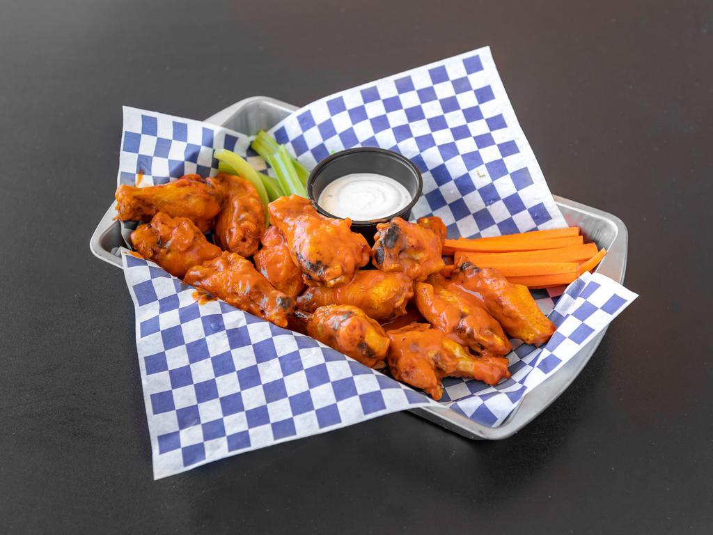 Wings · 6 pieces. Your choice of style and flavor. 