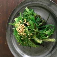 Seaweed Salad · Served with house ginger dressing.