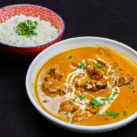Chicken Tikka Masala · Chicken pieces that are traditionally cooked in a tandoor oven and then served in a subtly s...