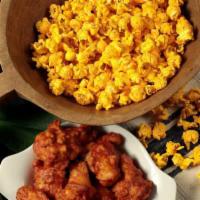 Nibblers Buffalo Wing Popcorn · A favorite for any party with all the zing but none of the mess!