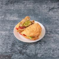 Tortas · Mexican sandwich. Choice of meat with lettuce, jalapenos, tomatoes, avocado, onions, beans, ...